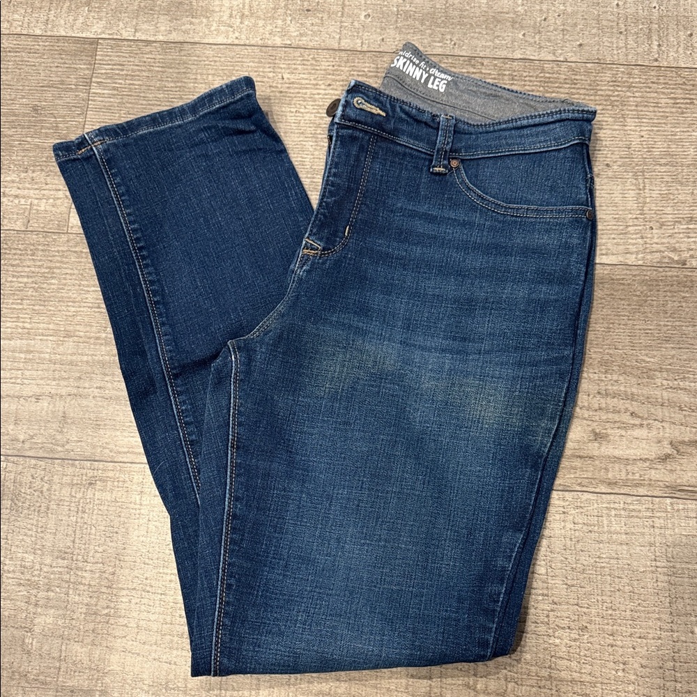Lee Gray and Blue Skinny Jeans